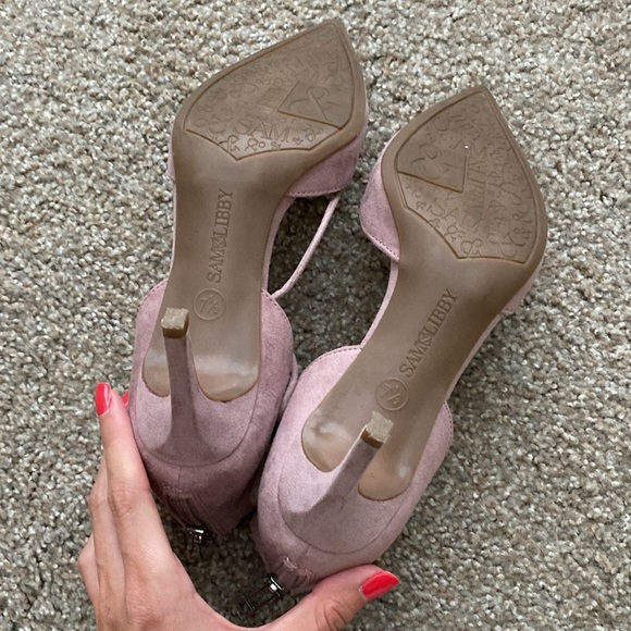 Pink Suede Heels - Picture 5 of 5